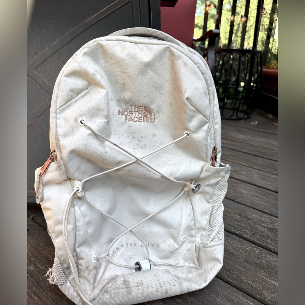 The northface luxe backpack jester white/rose gold